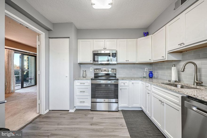 Welcome to this charming 1-bedroom, 1.5-bath condo in the highly sought-after Leisure World community in Maryland. This cozy, carpeted home features a beautifully remodeled kitchen with modern appliances, sleek cabinetry, full size pantry, and ample counter space for all your cooking needs. The bright and airy living space flows seamlessly to an enclosed balcony, offering a peaceful, scenic view—the perfect spot to enjoy your morning coffee or unwind after a long day. The primary suite includes a full bathroom for your privacy and convenience, while a half bath serves guests and adds an extra touch of comfort. There is ample storage space including a large walk-in closet in the primary bedroom and two additional closets in the unit. The sale includes a storage bay on the lower level of the building. 


Living in Leisure World means access to an array of fantastic community amenities designed to enhance your lifestyle. Residents can enjoy a clubhouse, two swimming pools, a fitness center, and an 18-hole golf course, along with walking trails and green spaces for outdoor relaxation. The community also offers a variety of social clubs, dining options, and on-site medical facilities, providing a convenient, all-in-one experience. Located just a short drive from shopping centers, restaurants, and cultural attractions in Silver Spring and Rockville, Leisure World combines tranquility, convenience, and an active lifestyle in one of Maryland's best 55+ communities.