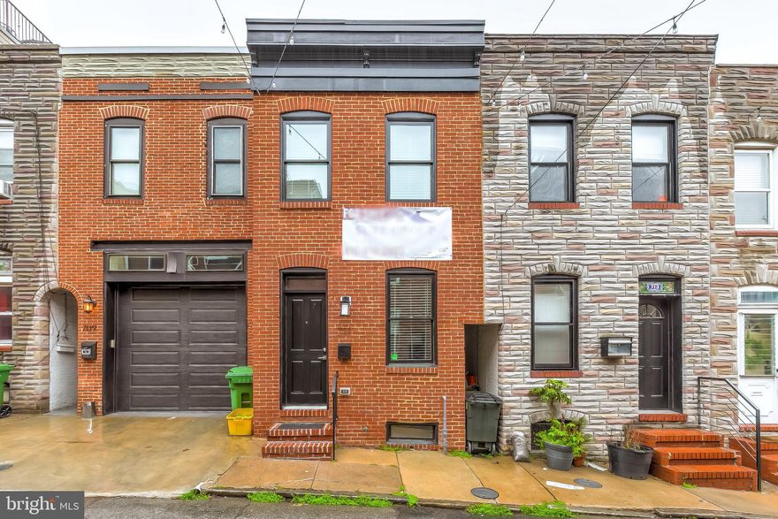 CHAP RENOVATION IN THE HEART OF CANTON ON QUIET AND SOUGHT AFTER BLOCK. GLISTENING HARDWOODS CASCADE THROUGHOUT. ENJOY CUSTOM CABINETRY, UPGRADED TRIM AND PAINT PACKAGE, IMPORTED TILE, QUARTZ COUNTERTOPS, SS APPLIANCES IN DESIGNER CHEF'S KITCHEN. TONS OF NATURAL LIGHT. HIGH CEILINGS. WALK IN SHOWERS WITH RAINFALL SHOWER HEADS. SPACIOUS 2 BEDROOMS WITH 2.5 BATHROOMS. EXPANSIVE ROOF DECK FEATURING WATER AND CITY VIEWS WITH OVERSIZED REAR PATIO FOR ENTERTAINING. CLOSE PROXIMITY TO RETAIL SHOPPING, LOCAL DINING, PATTERSON PARK, AND ALL MAJOR HIGHWAYS. SCHEDULE A PRIVATE TOUR TODAY!