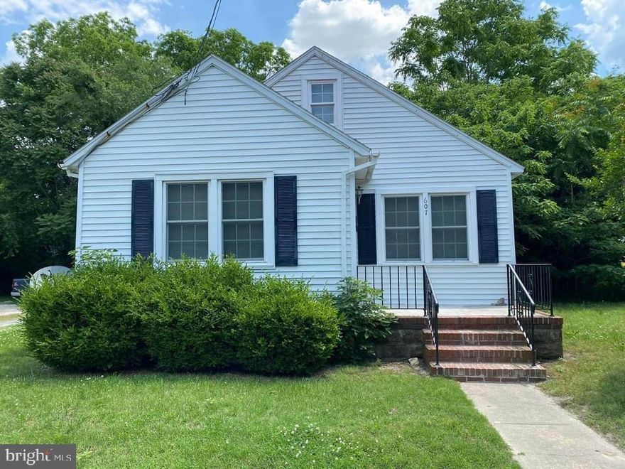 Renovated 3 bedroom, 1 bath home with large deck, partial basement and 1 car garage.  This home has central air and heat, fresh paint, replacement windows, updated bathroom and luxury vinyl plank flooring!  The garage was converted into storage but a garage door can easily be installed.   Nice central location close to Salisbury University and Downtown Salisbury.   2nd floor has been finished and not factored in on the tax records, buyer to perform their own sq footage measurement and the sq footage is an approximate measurement.  Since this property was a rental for 3 consecutive years in a row and is located in the limits of the City of Salisbury, Buyer could be approved under the City of Salisbury’s “Homeowner Conversion Tax Abatement Program”, which would require the buyer to be an owner occupant and the property is claimed as the buyers personal residence, city taxes would be waived in full for the first 5 years and then phased in for the next 5 years (this abatement is and cannot be guaranteed by the Seller or Agent/s, buyer to do their own due diligence and contact the City of Salisbury for details, conditions and possible approval).