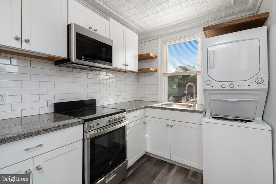 Welcome to this beautiful two bedroom, second floor apartment in the heart of Doylestown Borough! Completely renovated from top to bottom, this has it all! New granite kitchen with stainless steel appliances and a stunning backsplash. New bathroom with gorgeous tiled shower. Brand new flooring and nine new windows throughout overlooking South Main Street. A new ductless mini split unit has just been installed and it is highly efficient, great for the budget!  There are ceiling fans in the large living space as well as the front bedroom. Washer and dryer in unit! In addition, this apartment has also just been freshly repainted, has a whole house water filter system and a water softener.  Sitting just a block and a half away from the train station and close to public transportation. While this has been completely renovated, it has still maintained its original charm with the tin ceilings and large custom millwork. In addition to everything this has to offer, one car off street parking in a private lot is also included. Property available immediately, no pets allowed and no smoking on premises.  This unit is approximately 750 sq feet.  Front porch goes belongs to the first floor unit only.  

Criminal background check required. Must have proof of income and good credit. Trash, water and sewer included. Electric and internet/cable paid by renter.