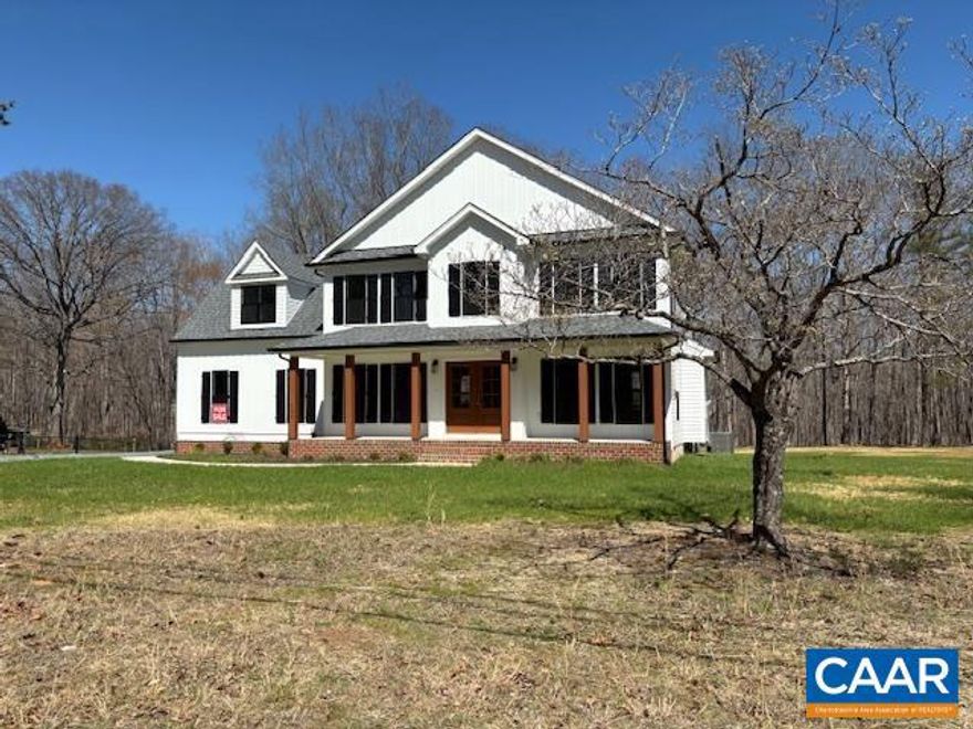 NEW PRICE! Inviting brick porch with 8" Stained Columns & Double Front Door provide a welcoming entry to the well appointed Ross plan. Upgraded Siding Accents w/ Craftsman Style Shutters, Black Gutters & Windows add to its Curb Appeal! Extra windows & lighting, gas fireplace, hardwood stairs & laminate floors enhance the open DR-K-GR layout on the sunny main level. Added options include upgraded 42" kitchen Cabinets, double sided 3'x 8' Island w/ Granite Counters, Upgraded Whirlpool SS Appliances, ceramic tile primary shower & bath floors,  spacious rear deck. Conveniently located near shopping, restaurants, county schools & many other conveniences w/ No HOA. **Up to $7,500 available in Seller Paid Closing Costs. Ask for details!!,Granite Counter