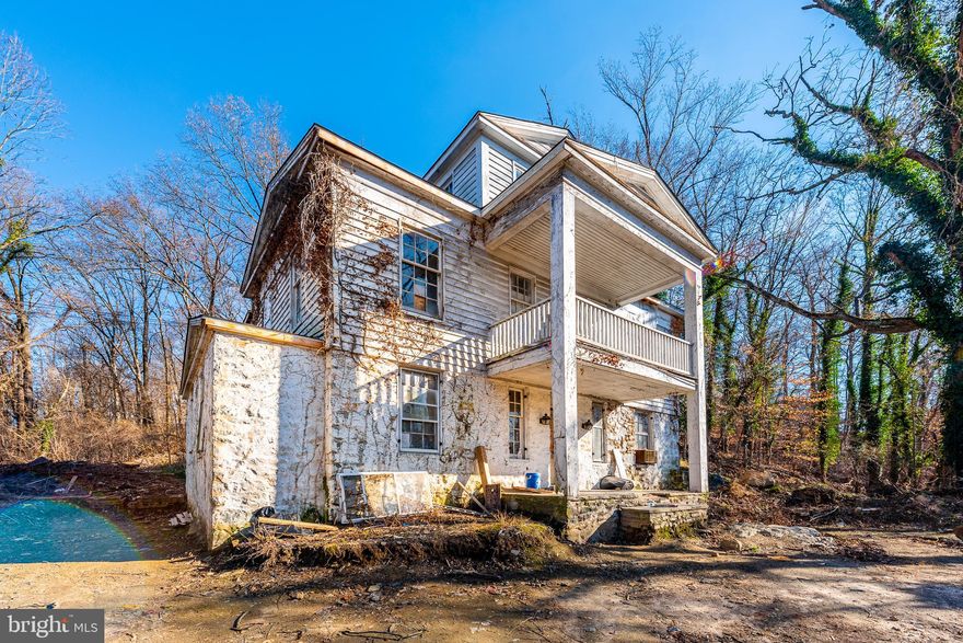 CALLING ALL INVESTORS!  PRIME RENOVATION OPPORTUNITY!  Spacious detached colonial on a large  1+ acre lot with endless possibilities!  Located in desirable Dickeyville, this property has been applied for CHAP tax credit and has permits and plans in place.  Floor plans are for a 4 bedroom 3.5  bath property.  Main level would have a living room, dining room, kitchen, and half bath, 2nd level with a Primary bedrooms suite and 2 additional bedrooms with a hall bath, 3rd level Primary suite with a full bath and office.  Tons of potential for the investor looking for their next renovation opportunity!