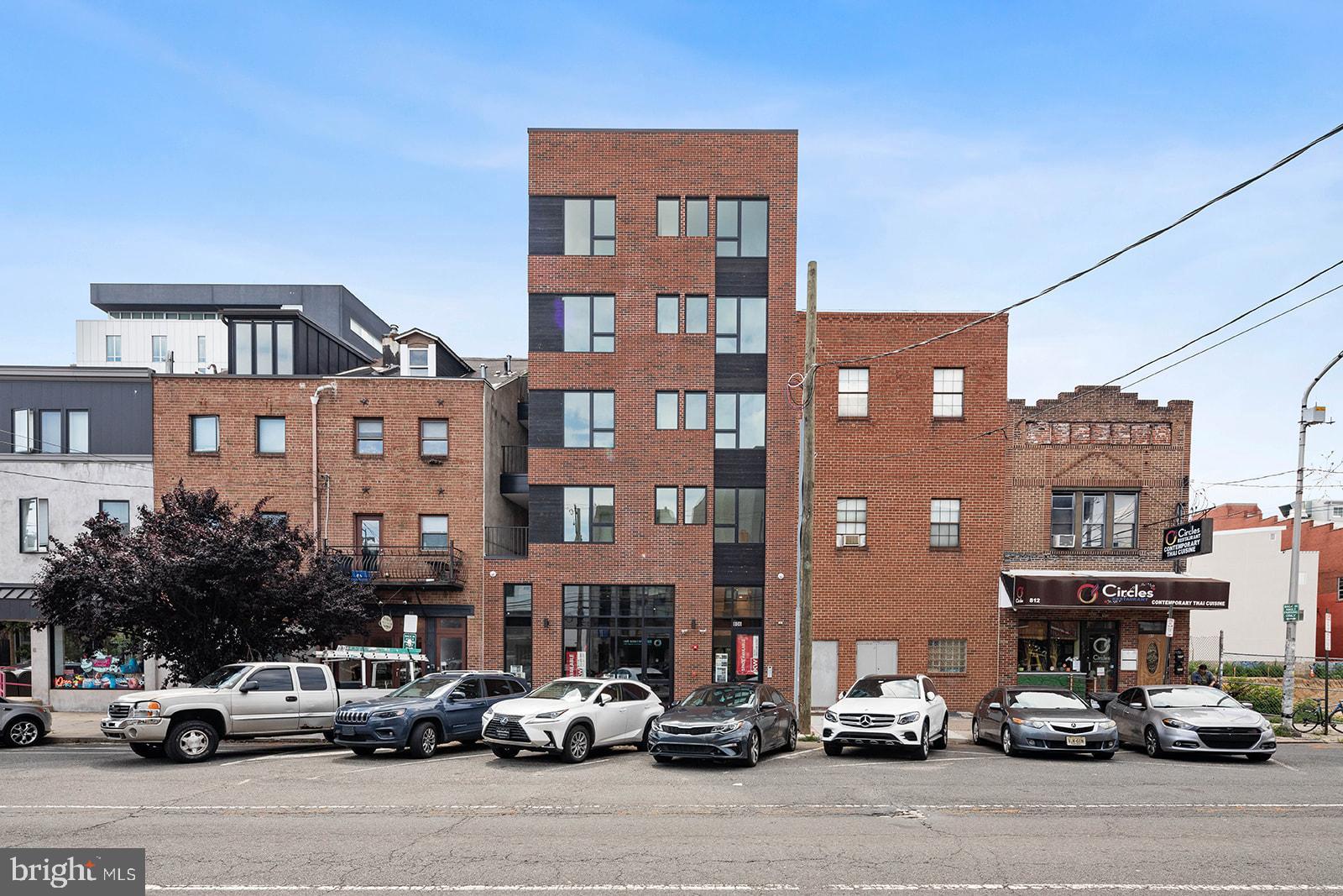 This bright and airy bi-level unit offers 3 bedrooms and 2.5 bathrooms in the heart of NOLIBS! Features include quartz countertops in the L shaped chefs kitchen, plenty of kitchen storage, beautiful hardwood oak floors (which were sanded in place), top of the line appliances including a Bosch french door fridge and a 5 burner GE stove. The kitchen is complete with a dishwasher, over the range microwave, garbage disposal, designer pendants and plenty of cabinets. The building has a common roof deck which offers a great view for fireworks. 806 is a boutique building with only 6 apartments. With a walk score of 98, you will never get bored. Imagine living steps away from wonderful places like Philadelphia Distilling, The Filmore, Standard Tap, Bourbon and Branch and plenty more. Less than a 5 minute walk from the Spring Garden Market-Frankford line. Pet Friendly. Now doing in person showings. One free months rent concession reflected in price. Water included. All other utilities tenants will set up in their names. No smoking. No subletting unless approved.