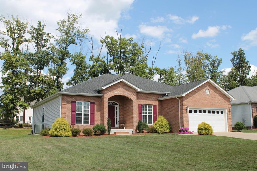 You'll love this stunning custom ranch located in the highly desirable Sovereign Village neighborhood.  This is a great commuter location close to Rt. 7 and I81 on the east side of Winchester. This charming property features one level living, an open floor plan, large kitchen with Corian countertops and a screened in porch, study.  In addition the three additional bedrooms are separate from the owners suite. Sovereign Village neighborhood includes sidewalks for your evening strolls, multiple playgrounds, a community pool (additional $190 per season), and is located within walking distance to Greenwood Mill Elementary School.