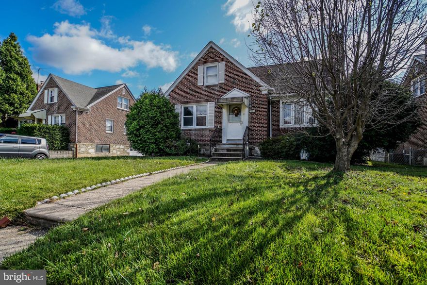 **OPEN HOUSE THIS SUNDAY, 10/27, FROM 12-2PM** Have you seen 7323 Hasbrook Avenue? This cape cod single in Fox Chase is sitting pretty on a clean, quiet tree lined street. Approach a beautiful green space and long walkway leading you toward the classic red brick facade. Take notice of the extended side driveway with room for multiple vehicles. Enter into original hardwood floors highlighted by the natural light from the several windows throughout the living and dining room area. The living and dining room area segway nicely into one another for easy entertaining throughout the entire first level of the home. The kitchen features original cabinets and countertops and a nicely tiled floor with nearby access to and from the oversized back yard space. This home has one full size bedroom on the first floor with an additional second bedroom/loft area upstairs. A fully tiled hall bathroom with a ceramic vanity and shower/tub complete this area of the home. Downstair is nice sized finished basement ready to be customized into another living space and/or your gaming/sports headquarters. This home offers substantial value for any investors and/or first time home buyers for many years to come.