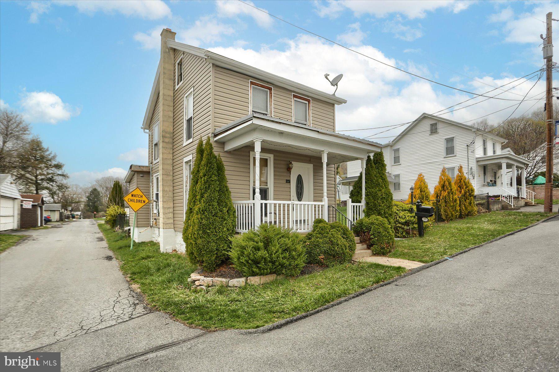 Welcome to 25 N Hand St, a delightful residence offering comfort and potential. This cozy home features 2 spacious bedrooms and 1 well-appointed bathroom. The hardwood floors throughout add a touch of elegance and warmth to the living spaces. The property boasts a good-sized yard, ideal for outdoor activities, gardening, or simply relaxing in the fresh air. Additionally, the attic presents a fantastic opportunity for a possible third bedroom, providing extra space for guests or a home office. Don't miss out on this charming home in a peaceful neighborhood. Schedule a viewing today and envision the possibilities!