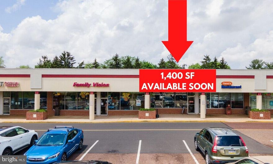 Allen Forge Shopping Center - Highly visible established  neighborhood center with anchor tenants CVS and Bank of America. 1,400 SF suite available February 1, 2023. 4,600 SF - 9,200 SF also available.
Great traffic! High income demographics within 5 miles of the center. Located near High School and Merck Pharmaceutical. Positioned at the signalized intersection of Allentown Road and Valley Forge Road. Recently renovated. Well established. Conveniently located. Great Parking.