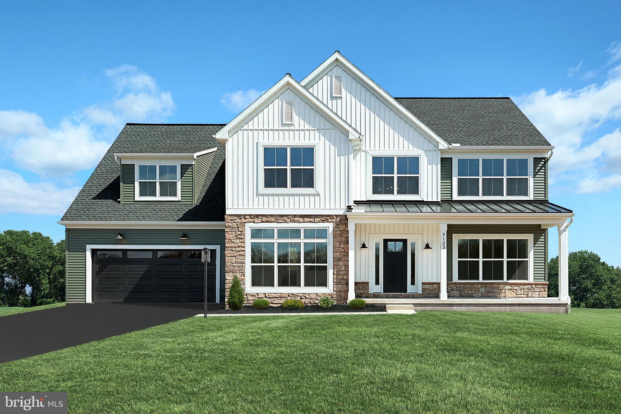 This craftsman style, 2-story home features 9’ ceilings in the basement and on the first floor, a 2-car, garage with an additional storage area, and a mudroom entry complete with a powder room and built-in lockers. Stylish vinyl plank flooring flows throughout the main living areas. The foyer is flanked by a formal dining room accented by a tray ceiling and a versatile, carpeted flex room. A butler’s pantry connects the kitchen and dining room along with a spacious pantry. The kitchen is well-appointed with stainless steel appliances, quartz countertops with a tile backsplash, and a large center island. Adjacent to the kitchen is a breakfast area with access to a rear composite deck. The cozy family room is warmed by a gas fireplace with a stone surround. On the second floor, the owner’s suite boasts an expansive closet and a private bathroom with a double bowl vanity, tile shower and built-in bench. Three additional bedrooms, a full bathroom, a rec room, and laundry room complete the second floor.