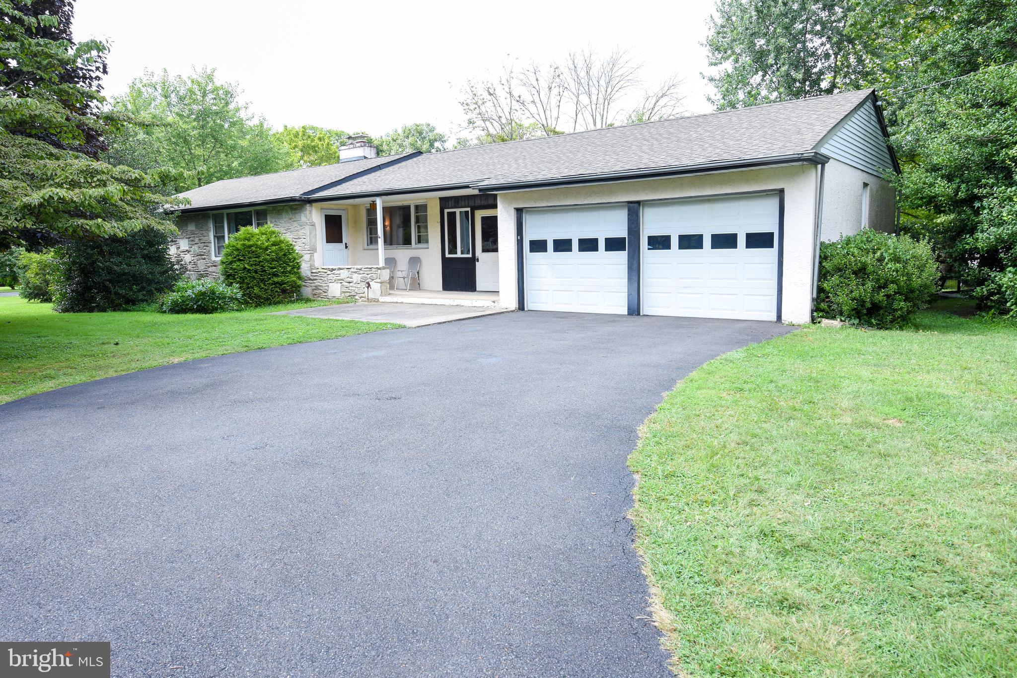 Fabulous sprawling rancher with 2 car over sized garage on large lot in Council Rock School District. First time offering. Bring your paint and carpet and experience making this gem your own. 3 bedroom, 2.5 baths enclosed breezeway/den, full finished basement. Plenty of parking. Central air. Corner lot.