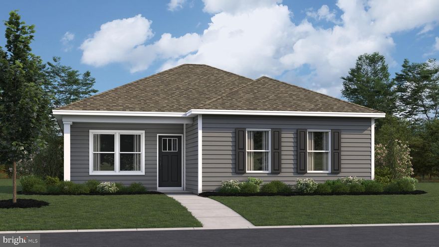 Discover 129 Hobbs Street, a new home under-construction in the quaint Kinnamon Meadows community of Greensboro, MD. The Curtis is a 1,182 square foot, cottage-style ranch home with three bedrooms, two bathrooms, and a two-car driveway. 

As you enter the home through the front porch, this thoughtfully designed home has a grand open concept living area that leads into the spacious kitchen. To the right, a long, main hallway allows for the two guest bedrooms and guest bathroom to be separate from the living areas of the home. Along this hallway, you will also find a coat closet, a hall linen closet, and the laundry room. 

The well-appointed kitchen features an abundance of stylish gray cabinetry, stainless steel appliances, a corner pantry and a peninsula island with additional room for seating. The main bedroom is set apart in the back of the home and features a walk-in closet and full bathroom with a double-bowl vanity. 

The included white blinds and an innovative Smart Home® package will give you complete peace of mind living in your new home. 

Pictures, artist renderings, photographs, colors, features, and sizes are for illustration purposes only and will vary from the homes as built. Image representative of plan only and may vary as built. Images are of model home and include custom design features that may not be available in other homes. Furnishings and decorative items not included with home purchase.