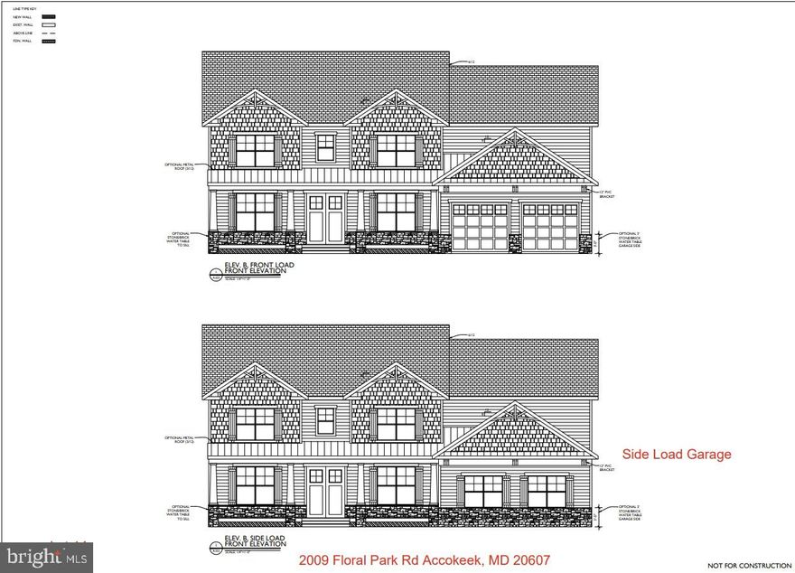 New Construction by Crosslane Construction | The York – Elevation B

New construction opportunity by Crosslane Construction featuring The York – Elevation B, situated on a spacious approximately 0.66-acre lot in Accokeek. This thoughtfully designed home offers approximately 5,794 finished square feet across three finished levels, blending classic architecture with modern functionality.

The home includes a side-load two-car garage, 9-foot ceilings on the basement and main level, and an areaway exit basement. The fully finished basement features a bedroom, full bath with shower, recreation room, and wet bar rough-in, providing ideal space for guests, extended living, or entertaining.

The main level offers an open and versatile layout with a guest bedroom and full bath, a formal dining room with tray ceiling, a custom room with tray ceiling and pocket doors, and a dramatic two-story great room filled with natural light.

The gourmet kitchen is designed for both everyday living and entertaining, featuring two islands, quartz countertops, 42” maple cabinetry, a 6-burner cooktop, stainless steel hood, 36” refrigerator, 24” freezer, 24” beverage refrigerator, and drawer microwave.

The upper level includes a spacious owner’s suite with multiple closets and a spa-style bath with garden tub and separate shower. Bedrooms two and three share a buddy bath, while bedroom four features a private full bath.

Additional features include LVP hardwood flooring in the basement, first floor, and second-floor hallway, ceramic tile in baths, carpeted bedrooms, oak stairs stained to match hardwoods, recessed lighting, pendant lighting over the kitchen island, dual-zone HVAC, 200-amp electrical service, public water and sewer, and a 2-10 Home Warranty.
