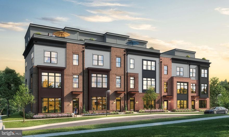 Tysons Ridge is  ideally located near all the vibrant Tysons retail, dining, and entertainment with easy access to commuter routes and the Metro. This is the final home of the 104 modern townhomes with thoughtfully designed onsite amenities including a pergola with seating and fire pit, walking trail, fitness area, children’s playground and more. This Evanston townhome on lot 52 is the former model home and  has lots of upgrades included - including an elevator, 4 bedrooms,  4.5 Baths, Standard loft level with rooftop terrace, open main level floorplan,  chef’s kitchen with large island, contemporary finishes and  multi-gen suite for family and friends.  Move in Now!  Photos of forrmer model home.