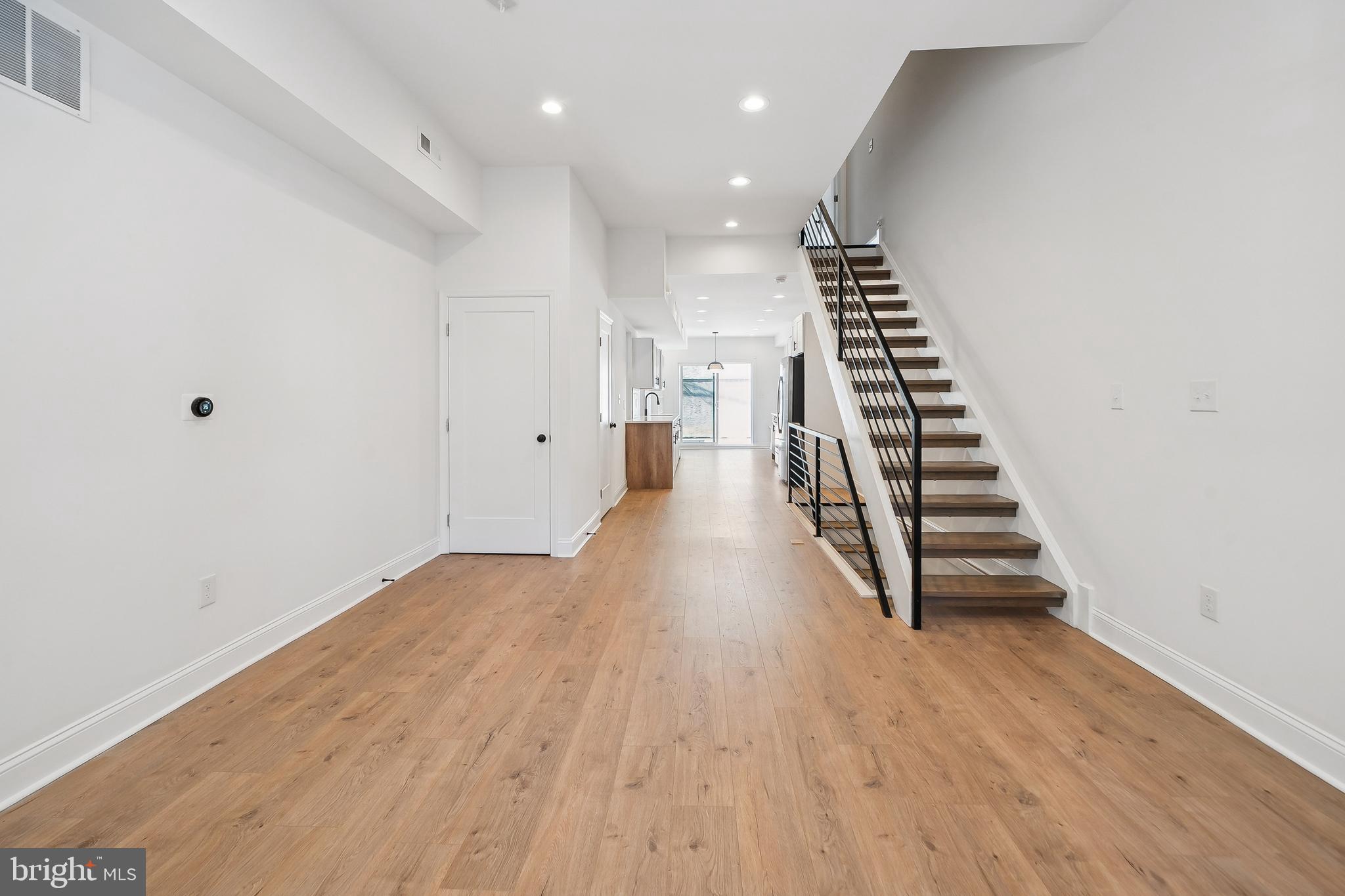 Welcome to 840 Leland Street — a stunning, fully renovated 4-bedroom, 2.5-bath home located on a quiet, block in the Fairmount/ Francisville neighborhoods. The main level features an open-concept layout with wide-plank hardwood floors, recessed lighting, and a sleek kitchen equipped with quartz countertops, stainless steel appliances, custom cabinetry, and a stylish tile backsplash. Just off the kitchen, you'll find access to the yard—perfect for grilling, gardening, or entertaining. A beautifully designed powder room completes the first floor. Upstairs, you'll find three well-sized bedrooms, including a spacious primary suite with a spa-like en-suite bathroom and ample closet space. The additional full bathroom features a soaking tub with contemporary fixtures and finishes. The fully finished basement serves as the home's fourth bedroom, offering a large and versatile space ideal for a guest suite, home office, or media room. With its own egress and plenty of natural light, it’s a comfortable and functional extension of the home. Topping it all off is a private roof deck with expansive views of the city skyline—perfect for relaxing or hosting guests.
This home also features brand-new mechanicals, central air, and thoughtful upgrades throughout. Ideally located just steps from Fairmount Avenue, you’ll enjoy walkable access to top-rated restaurants, cafes, shops, the Art Museum, Kelly Drive, The Met, and public transit. There is a tax abatement on this property!
Don’t miss your chance to own this beautifully upgraded home in one of Philadelphia’s most desirable neighborhoods.