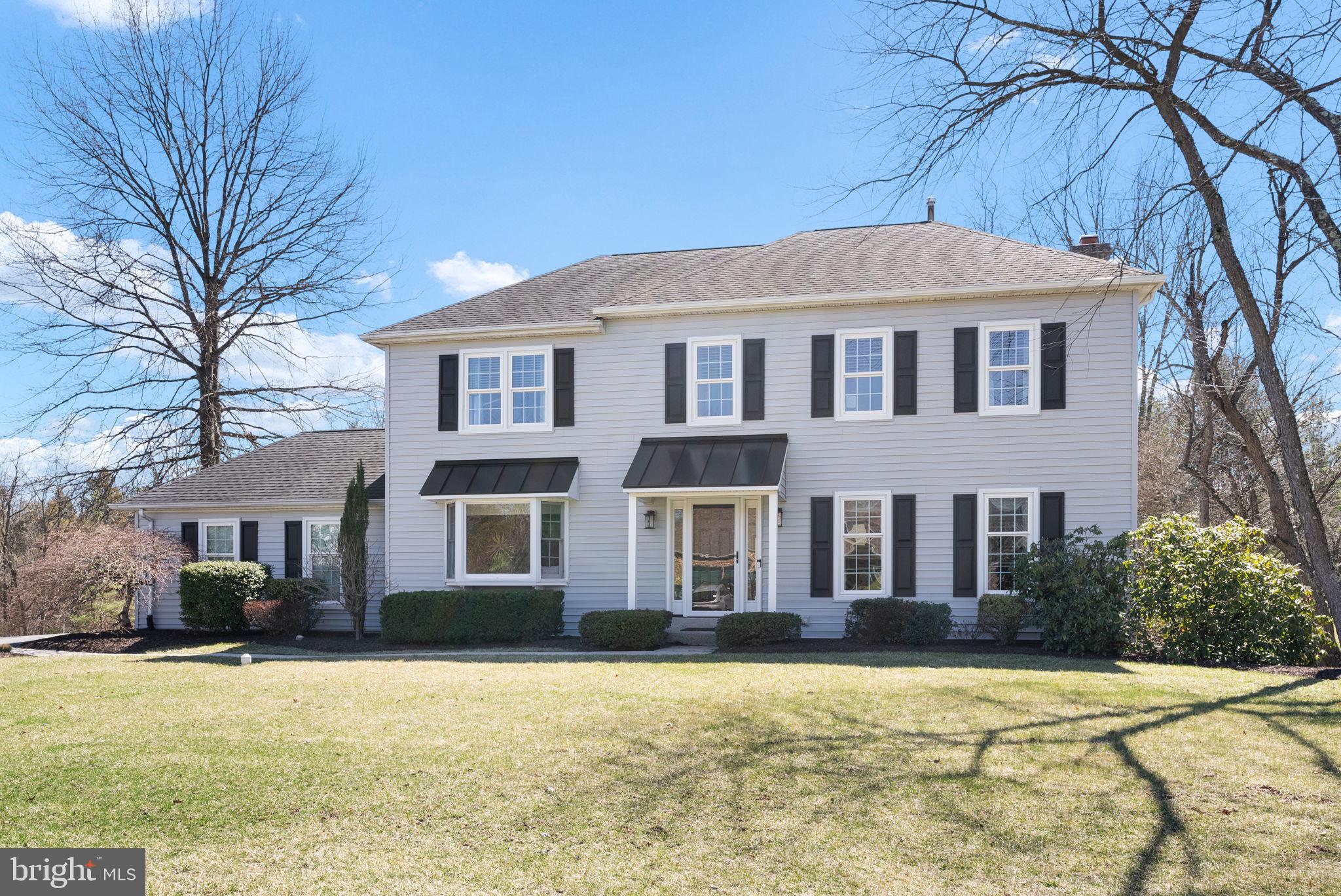 You don't want to miss this one!!! New to the Spring market! Be in your new home just in time for the summer! This 4 bedroom, 2 ½ bath home located in the well-established neighborhood of Winding Creek in Douglass Twp. Boyertown SD has been so well maintained and updated that you would think NO one ever lived in it! Pride of ownership is obvious! As you arrive you will see the long driveway equipped to park 6 cars and a 2-car side entry garage. In the summer of 2024, the sellers had the stucco removed on the front of the house and replaced with vinyl siding, new front door, and had all the front windows replaced except the bay window. This fine home sits on a .65-acre lot backing to trees and has its own inground pool and oasis. As you enter into the foyer with hard wood floors, you will see the formal DR to the left with hardwood flooring and a bay window with seating. To the right is the formal LR also with hardwood floors, recessed lights, crown molding and chair rail. The updated kitchen has a nice over size peninsula with seating for 4, built in desk and wine rack, SS appliances, granite counter tops, subway tile backsplash, recessed lighting, under cabinet lighting, tile floor and a Pella slider to access the extra-large composite deck with 2 sets of stairs. The family room conveniently situated off the kitchen has a brick surround electric insert fireplace with hearth, (with a gas line behind), double window and chair rail. Tucked off the other side of the kitchen is the pantry, laundry closet, ½ bath that has been redone and leads to the 2 garage with epoxy flooring and storage. The floor plan in this home just flows so well! Make your way up the painted stairs with runner to the 2nd level where you will find the Primary bedroom with recessed lights, ceiling fan, crown molding, walk in closet with CA closet system and an upgraded primary bathroom with a double vanity, walk in oversize shower with tile surround, tile floor, and a vaulted ceiling w/skylight. The 3 extra bedrooms are all of nice size! The kids won't have to fight over which one to choose. The hall bathroom has also been redone with a tile surround tub with clear shower doors, tile flooring and a vaulted ceiling w/skylight. In the upstairs hall you will find a linen closet and pull-down attic access stairs that lead to the attic which has flooring for added storage.
The full finished walk out basement that was just recently painted has recessed and track lighting, electric baseboard heat with 2 zones, a built-in bar with seating, Beiermeister and a 2nd fridge and sink. The perfect spot for year-round entertaining.
But we are not done! The beautiful inground pool- 32 x 17 with an extended concrete patio is the perfect spot to enjoy the warm weather yet to come! Built on at the back of the house is an extra garage for added storage.
This home is truly a must see and will not last! Close by to major routes, shopping and dining. *All dimensions of lots and building room sizes are approximated and should be verified by the Buyers(s) for accuracy.*