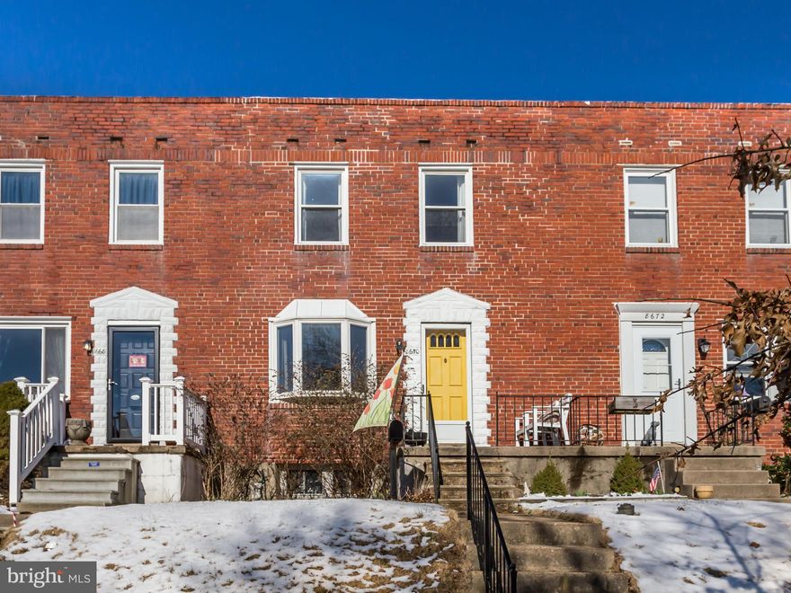 Pride in Ownership Shows in This Meticulously Maintained 3 Level, 3 Bedroom, 1 Bath Home with Beautiful Hardwood Floors! Bright & Spacious with Plenty of Natural Light. Fully Finished Basement with Family Room & Outside Access. 2nd Fridge Conveys. Roof is 3 Years Old. New Deck & Private Parking Pad with Space for Two Cars. Great Fenced Yard with Custom Shed. Home Warranty Included!