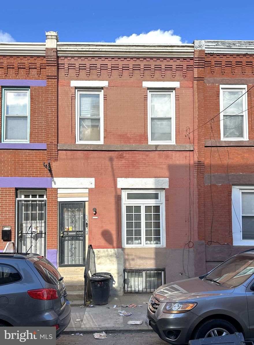 PRICE IMPROVEMENT - INVESTOR ALERT!!  Don’t miss an opportunity to own this tenant occupied property in the Cecil B. Moore neighborhood adjoining Temple University’s campus. Located on Fontain Street, one block from Diamond, among many other university rental properties and located within the Temple Patrol Zone.

Enter the first level into a large living/dining area, kitchen, full bath and bedroom at the rear of the home. The second floor contains 3 additional bedrooms, full hall bath and laundry room with built-in cabinetry. All flooring is vinyl plank with the exception of the baths which have ceramic tile. There is potential for additional living space in the unfinished basement which is currently used for storage.  Additional features include a rear enclosed patio and central air. All appliances including the washer and dryer are included.