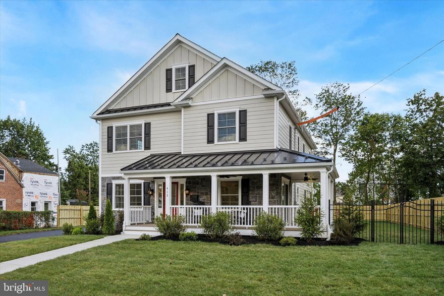 COMPLETED NEW CONSTRUCTION W/ FINISHED PICTURES.

Imagine yourself in this traditional/transitional style home with over 4500 sq ft of total living space that sits on almost a 1⁄4 acre, 80 ft wide lot. Enjoy the only short walk to downtown Media with loads of different shopping, entertainment and some of the finest restaurants around. This 5-6 bedroom, 4.5 bath
home with a finished basement has it all.

The stone, open wrap around front porch with a beautiful glass filled front door welcomes you to
this new home. The 1st floor has a semi open floor plan which has large cased openings so that
it still gives you room separation. You walk into the formal living room w/ gas fireplace & extra
bench seating which flows into a large dining room that's perfect for those large family holiday gatherings.
There is mudroom with cubbies, closet, powder room and a family room with an additional fireplace and a glass filled dry bar w/beverage center with sliders to the deck that is already wired for your TV entertainment.
The chef's eat in kitchen is truly eye-catching with its lighted glass topped Kraftmaid
cabinetry, double oven, TAJ MAHAL REAL STONE QUARTZITE countertops & backsplash and extra large kitchen island. The sliders lead to the wrap around porch so you can enjoy that morning cup of coffee.

The 2nd floor begins with a bedroom having an en suite bath that has a walk-in shower, a hall bathroom w/double linen closets, 2 additional bedrooms, and a laundry room w/sink and lots of butcher block top cabinetry and shelving.
Additionally, there is an open bonus room presently set up as a 2nd floor office but it can easily be a
homework room, den, 5th bedroom on this floor, or enclose the opening and it can become a private
retreat or nursery off the primary suite. Lots of choices!! The solid white oak flooring and central
speaker system from the 1st floor continues into the master suite that truly lives up to its name. His
& hers walk in closets that were designed with a great deal  of hanging garment bars and drawers including a SEPARATE JEWELRY DRAWER SECTION for all your special things. The master bath with linen
closet features 48x48’ tiles, and a multi function shower w/handheld & body sprays for that great wake up
shower in the morning or after a hard day, relax and enjoy soaking in the 71” tub & watch your
favorite show.
The finished basement w/ egress has an additional bedroom, full bathroom, (perfect for an in-law
suite or a teenagers dream space ) walk-in toy closet and 2 big open areas that were designed
as an exercise and TV/theater area that has its own BEVERAGE CENTER with butcher block
top.
There is an attached 2 car garage that provides access to the interior of the home that even has electric heat and is wired for an EV charger.

This new construction has some of the finest materials including Anderson WOOD interior windows,
Hardie siding, Composite railings, deck, and window/door trim frames, site-finished WHITE
OAK HARDWOOD FLOORING, in ceiling speakers on 1st floor, deck, front porch & master suite,
Cat 6 hard wired for WIFI Antennas & at TV inputs, fully fenced in back yard, the list goes on &
on...
Come see this incredible home for yourself and see why Media town with that little city vibe
that everyone is talking about!!! Make your appointment today!!!!

Taxes yet to be determined.