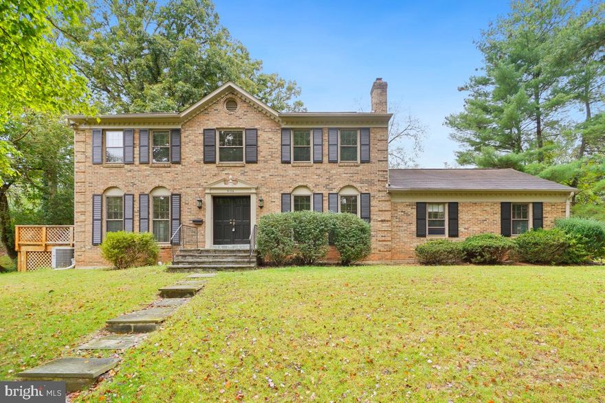 Offers due Monday October 6, at 4pm.  Welcome to 9126 Friars Road, a spacious corner-lot colonial offering 4 bedrooms, 2.5 baths, and a two-car garage. Step inside to a bright living room with hardwood floors and seamless access to the dining room. The all-white kitchen connects easily to both the dining room and foyer, while the cozy family room with its brick fireplace provides the perfect spot to relax.  Upstairs, the owner’s suite features two walk-in closets and a private ensuite bath. Three additional bedrooms and a hall bath complete the upper level.  Out back, enjoy the deck overlooking the yard—ideal for outdoor dining and entertaining.