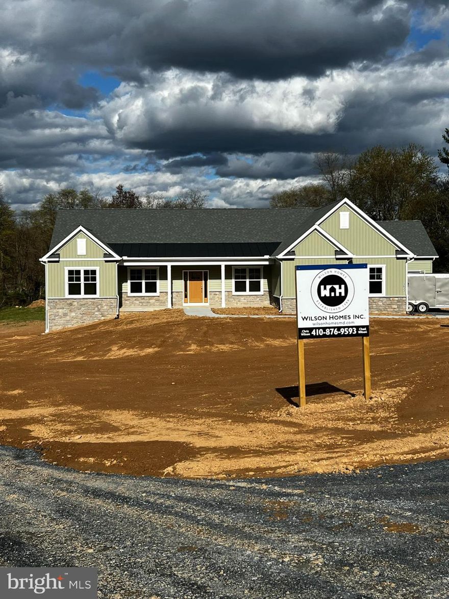 New Rancher home built by Wilson Homes, Inc. - WINNER OF CARROLL COUNTY BEST NEW HOME BUILDER FOR 2021. (MHBR No. 642).  Very convenient to Rts 32, 91, 97, 26, 140, 795 & 70.  Please call the listing agent for all information and questions.