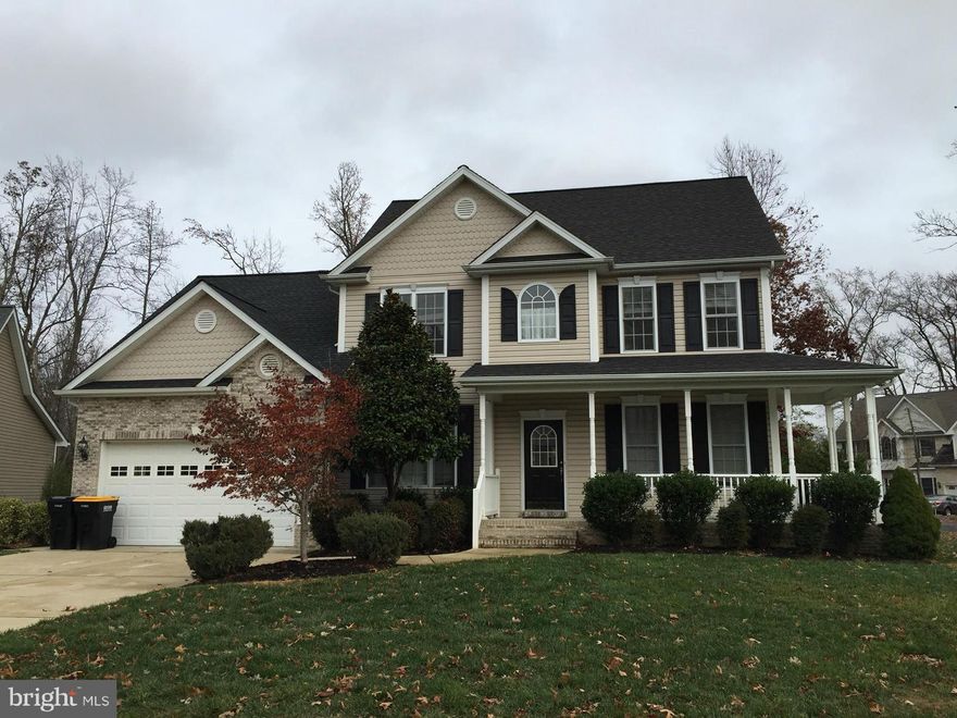 Great colonial with 1st floor bedroom or den.  Hardwood floors, wrap around porch, deck, fenced back yard. 4 bedrooms on 2nd level.  Large master suite. Double sinks in hall bath  Beautiful landscaping. Available December 8, 2015.