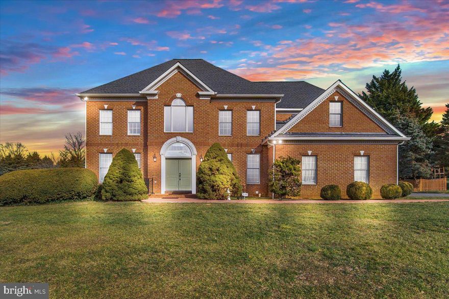 ALL BRICK beauty in prestigious Black Rock Estates. 5500+ sq ft of living space over 3 finished levels with 5-6 BDRM & 4.5 BA-this home has the space you have been looking for! Main level features a soaring 2 story entry foyer, HW floors, a beautiful den/office/sitting room with wet bar, formal dining room, spacious kitchen with huge center island with cooktop, double wall over, tons of cabinet & counter space, granite countertops, tile backsplash & a lg walk-in pantry! Kitchen opens directly into the breakfast area & on into the family room complete with a cozy fireplace. Multiple doors out to the deck. 1/2 BA & laundry/mudroom round out main level. Upstairs find 5 BDRM & 3 BA including an owners suite with sitting area, fireplace & a luxury bath with double vanity, jetted tub & separate tiled shower. Jack & Jill bath between 2 other bedrooms & bedroom with private in suite bath. Lower level is finished with 2 living areas-one with fireplace & other with double doors to backyard, an addtl bonus room/6th BDRM with attached full bathroom. Flat, .53 acre yard with fencing in rear & massive deck that's the perfect place to relax or entertain! Side loading, oversize 2 car garage with storage room. Dual zone HVAC, new roof in Nov 2023!! All of this in the stunning Black Rock Estate community with NO city taxes & just minutes to I70, Meritus, HCC, shopping, dining, schools, parks, golfing & MORE!