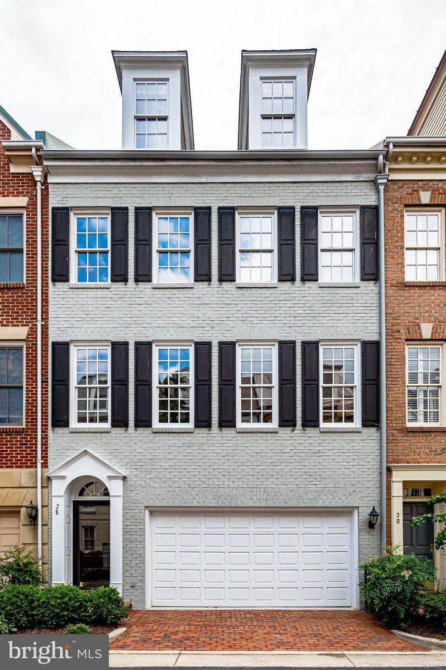 It is very easy to love where you live in  in the waterfront community of Ford's Landing  in the southeast quadrant in Old Town Alexandria.    Presenting a 2930SF,  3 bedroom, 3 and one half bathroom townhouse with a two car garage.  We all know parking is at a premium now more than ever - never worry about finding a place to park when you come home from work or play.   This townhome offers  two levels of outdoor living including a grilling deck off the kitchen and a walk out patio off the lower level family room.  The oversized primary suite features vaulted ceilings and an en suite bath with soaking tub and double vanities.  Walk down to the boardwalk  and relax with friends and neighbors on the weekend.  The home is steps to the Mt. Vernon biking and walking trail and to the Potomac River.   Located only six blocks to King Street  shops and restaurants, this home will have you feeling as though you are  at your own peaceful resort while enjoying all that Old Town has to offer.