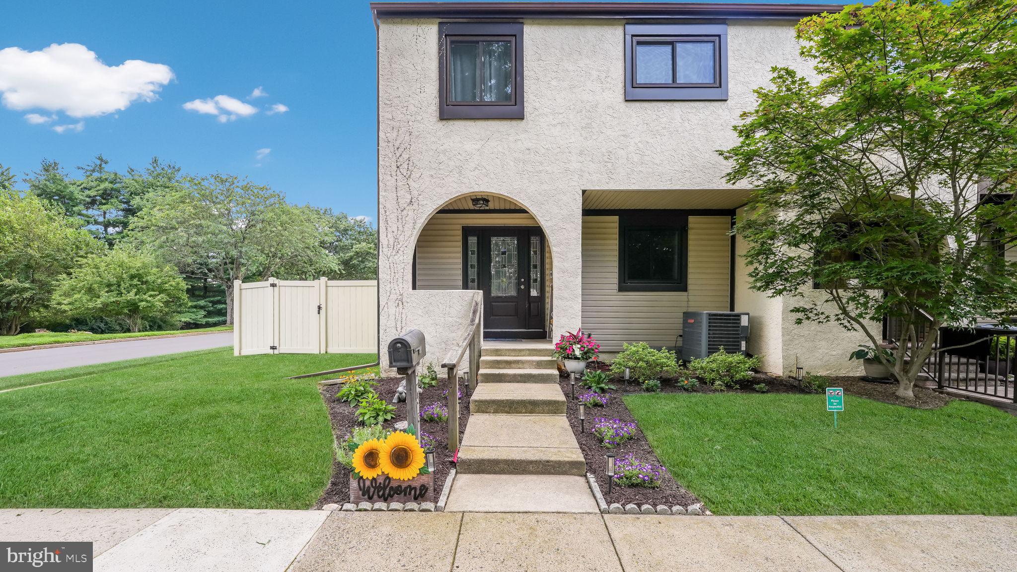 Welcome HOME— a bright and cheerful end-unit townhome in the highly sought-after Tapestry community in Council Rock School District! This beautifully maintained 3-bedroom, 2.5-bath home stands out with its abundant natural light, standout flooring, and an open, inviting layout. From the moment you walk in, you'll feel right at home in the spacious living and dining areas — perfect for both relaxing and entertaining.
The kitchen offers great flow for everyday living, and just off the main living space is a private patio that opens to a generous yard — ideal for gatherings, BBQs, or simply unwinding down outdoors.
Upstairs, you'll find three spacious bedrooms, including a serene primary suite with its own private balcony, the perfect spot to enjoy your morning coffee or soak in a cool evening breeze.
The **finished basement** adds even more living space — think rec room, home office, gym, or playroom — the possibilities are endless! Enjoy all the perks of end-unit living- added privacy, and a true feeling of space. Plus, the Tapestry community offers amenities like a pool, tennis courts, and playgrounds, all in close proximity to Newtown Borough with its shopping, dining, and commuter routes. This home is the perfect blend of charm, comfort, and location — come see it for yourself!