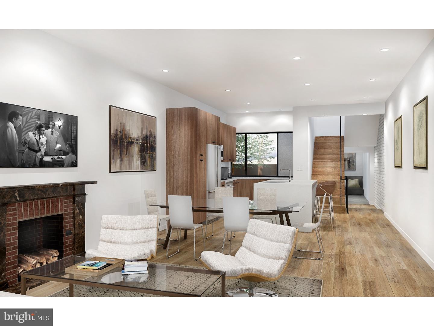 An amazing Center City home rebuilt by Professionals. Behind the restored classic Philadelphia facade is a sophisticated, modern renovation. Everything was re-constructed from the bottom up with careful thought and attention to detail. Featuring over 3,400 of living space, this house is complete with 4 bedrooms, 3.5 baths, a home office and a finished basement envisioned to be a media or family room. Walk in through the vestibule and you are greeted by an open floor plan featuring a living and dining space with an open concept kitchen. The burnished walnut cabinets and island are highlighted by white quartz countertops, a backsplash made of a solid slab of marble, Viking Appliances, a Kohler Faucet and a Blanco sink. Bonus kitchen storage is hidden in a pantry under the custom staircase. In addition to the bedrooms upstairs, are well detailed, designer grade bathrooms dominated by Kohler fixtures. The top floor is the master suite with its own spa like bathroom, walk-in closet and washer & dryer. White oak flooring, finished on-site, is found throughout the house. With mechanical highlights such as 3-zones of HVAC, spray foam insulation, new plumbing & electric, a french drain with sump-pump, an EPDM roof with a 15-year guarantee, and much more, you will get the character you crave in a Historic Rowhome, but in a crisp, clean, contemporary package that will be maintenance free for decades to come. This fact is solidified by a one-year builder's warranty. Live in Rittenhouse Square!! With a walk-score of 100, you will enjoy all that Philadelphia has to offer in the middle of everything. See a show across the street at the Kimmel Center or walk 3 blocks to either Rittenhouse Square or Midtown's 13th Street corridor. Ten-year tax-abatement pending. Parking is a monthly rental spot in the garage at the corner. Could easily be a 5 bedroom house if needed. Completion date 11/10/16.