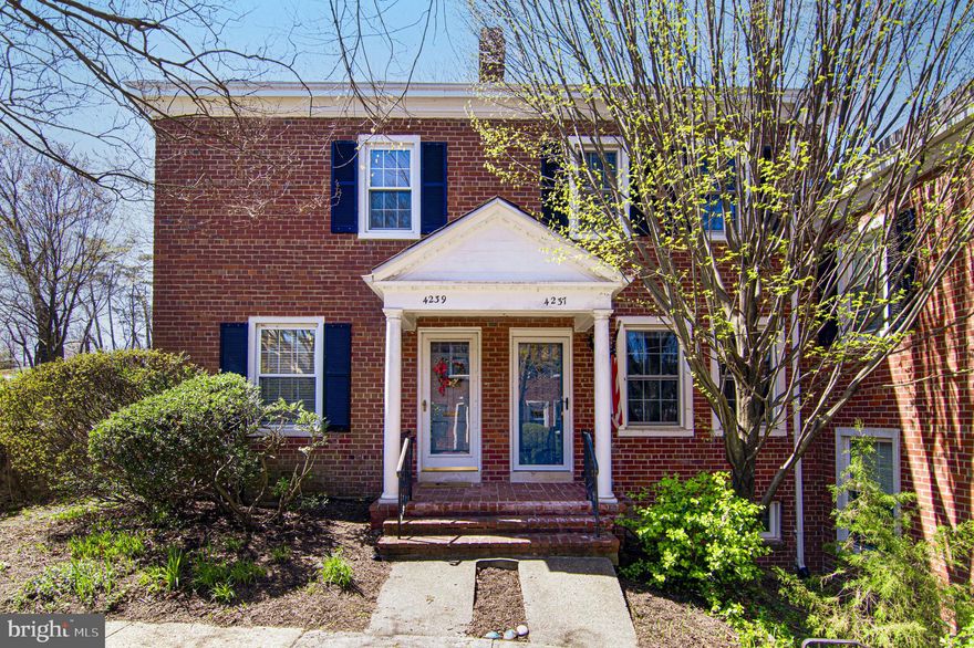 Welcome to this charming 3-bedroom, 2-bathroom townhouse located at Fairlington Community. This beautifully maintained duplex townhome offers a spacious 1,500 square feet of living space with hardwood floors throughout.

The main level features a well-appointed kitchen with modern appliances. The open floor plan seamlessly connects the kitchen to the living area, creating a perfect space for entertaining. The private patio off the living area provides a tranquil outdoor retreat.

In the basement you'll find a spacious bedroom and full size bathroom as well as a recreation space perfect for entertaining or a home gym. The upper level houses two comfortable bedrooms and 
a full bathroom. The fourth level is a cozy lofted space perfect for an office or play space.

The property's amenities include access to community pools, a club house, a gym, and tennis courts, providing residents with ample options for recreation and relaxation.

The community is close to shops, theaters, and restaurants of Shirlington. Fairlington also offers easy access to transportation routes to DC and Fairfax County.