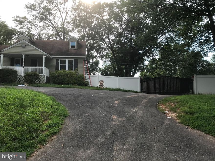 CHARMING CAPE COD WITH REPLACEMENT WINDOWS, HWD FLRS, LARGE LIVING RM AND DINING RM COMBO WITH PICTURE WINDOW, NEW KITCHEN WITH GRANITE, WOOD CABINETS, STAINLESS STEEL APPLIANCES, CERAMIC TILED FLRS, KIT DOOR TO REAR PATIO, LARGE FRONT PORCH, HUGE BACK YARD WITH STORAGE BARN WHICH CONVEYS AS-IS. LONG DRIVEWAY WITH PLENTY OF PARKING
