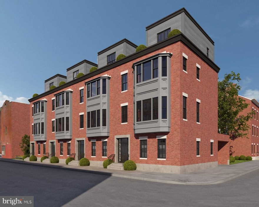 Welcome to 1600 Wallace - A special collection of 4 truly exceptional new construction city houses in desirable Fairmount location with 2-car garages. Inspired by pre-war architecture and built with only the finest quality building materials this 3 BR/3.5 BA 3200 SF home is grand yet perfectly manageable for today's modern lifestyle. Enter through a stately limestone entryway into an elegant foyer with custom black and white marble flooring and gorgeous woodwork reminiscent of old New York City living. Up on the second floor is your fabulous open-concept living floor flooded with natural light. Large Chef's Eat-In Kitchen with custom cabinetry and pantry, Sub-Zero/Wolf appliances, Calacatta quartz countertops and island with seating for 4 and custom backsplash. Access to 250 SF rear deck. Center dining area perfect for daily dining or entertaining plus spacious living room with lovely bay windows overlooking the street plus gas fireplace with custom millwork and mantle. Ascend to your Master floor oasis including spa-like Master bathroom with oversized step-in shower with bench and frame less glass door, dual vanity, separate water closet and optional free-standing soaking tub. Large Master BR with walk-in closet with custom closet built-ins. Convenient laundry room in hallway completes this gorgeous floor. Top floor includes 2 guest BR's each with custom closets and 2 guest bathrooms. Access your roof-top balcony with magnificent skyline views. Lower level would make perfect additional living space for media room/gym/home office/playroom. Premier location just a short walk to the shops, markets, eateries and cafes along Fairmount Avenue. Convenient to Center City, transportation and major highways. 10-year property tax abatement. Truly exceptional.