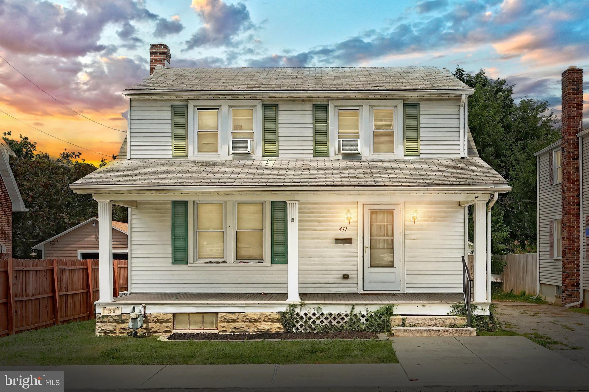 Looking for an affordable, single-family detached home in Hanover Borough School District? This sweet little place could be just the one you’ve been waiting for! With numerous updates completed in 2016—including vinyl flooring, updated bathroom with double sinks, NEW plumbing fixtures & toilet, several NEW windows, NEW doors storm/back/side , and even a replaced kitchen ceiling—it’s move-in ready with room to make it your own. You’ll find hardwood floors in the bedrooms, an enclosed mudroom for everyday convenience, and a detached single-car garage that offers tons of potential with a little TLC. The HVAC system was updated in 2022, giving you added comfort and peace of mind. Whether you’re just starting out or looking to simplify, this charming home is a great opportunity to own your own space—without breaking the bank. Come take a look!