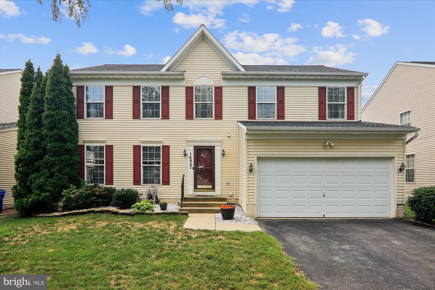 Hello and welcome, your new home awaits! Just the right amount of space for living your best life in the best location. When you enter the front door you will be pleased to see the well thought out floor plan with the stairs set back from the entryway. Complemented by an open flex space that can be used for a dining area, formal living area or both combined. The family room is very spacious with lots of windows to let the sun shine in and a fireplace to set the mood for cozy nights at home. Next is the eat in kitchen which has an island for food prepping and desk space for your convenience. Upstairs you will find four bedrooms and two full bathrooms on the upper level. The primary room features a walk in closet and lovely soaking tub in the ensuite bathroom. Also on the upper level is the ever coveted upper level laundry room. No up and down the steps on laundry day for you!  In the basement there is bar for creating your favorite cocktail. Even more living space, an extra room that currently used as an exercise room, but could be converted to a bedroom with a full bath just steps away. Let's not forget about the backyard with a perfect deck and covered screened enclosure you can have the best of both world sit outside and look out over your beautiful fenced in yard with no bugs or rain to worry about. This is a very convenient feature in these Covid times, you can have visitors on the outside deck while you chat from the inner deck. All of this perfection is topped of with a super convenient location in the "E" section of Bowie; just a hop, skip and a jump from shopping, restaurants, movies and the Rt. 50 and 301. What more could you ask for? Call today for a private showing.