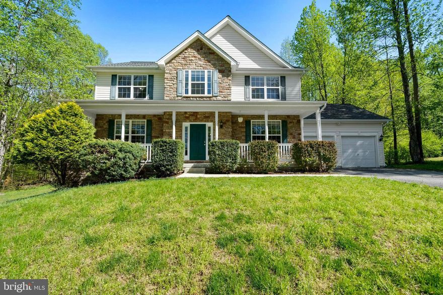 Beautiful well maintained home in Carriage Crossing subdivision features 4 bedrooms and 3 1/2 baths with a finished walkout basement. Separate office and dining room on the main level. Eat-in kitchen with stainless steel appliances is open to the family room. The primary bedroom is located on the upper level. The attached primary bath has tile flooring, dual sink vanity, jacuzzi tub, separate shower and a walk-in closet. You will also find three additional bedrooms, a full bath and upper level laundry. In the basement there is a large rec room, full bath and large storage area with shelving, an additional set of washer/dryer and additional refrigerator which conveys. Home is situated on a nice 1 acre lot. A portion of the back yard has been fenced off with a vinyl privacy fence perfect for a play area for the kids or for animals. Large deck off the back provides a great entertaining space. The house has a brand new roof (3/2023), newer hot water heater, HVAC (10/2021). The entire house has been freshly painted. Schedule your showing today!