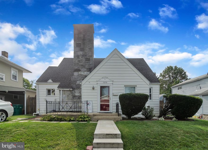 Wonderfully maintained affordable Cape Cod tucked away in a quiet low traffic neighborhood. Home boasts hardwood and vinyl flooring throughout. Primary Bedroom located on the first floor with primary bath. Also located on the first floor is a formal dining, living room, and kitchen. Mudroom leads out to spacious L shaped backyard that extends out to alley in rear and then to right behind neighboring homes. Upstairs has two additional bedrooms. Basement supplies ample storage and bonus room. Additional bathroom also located in basement.