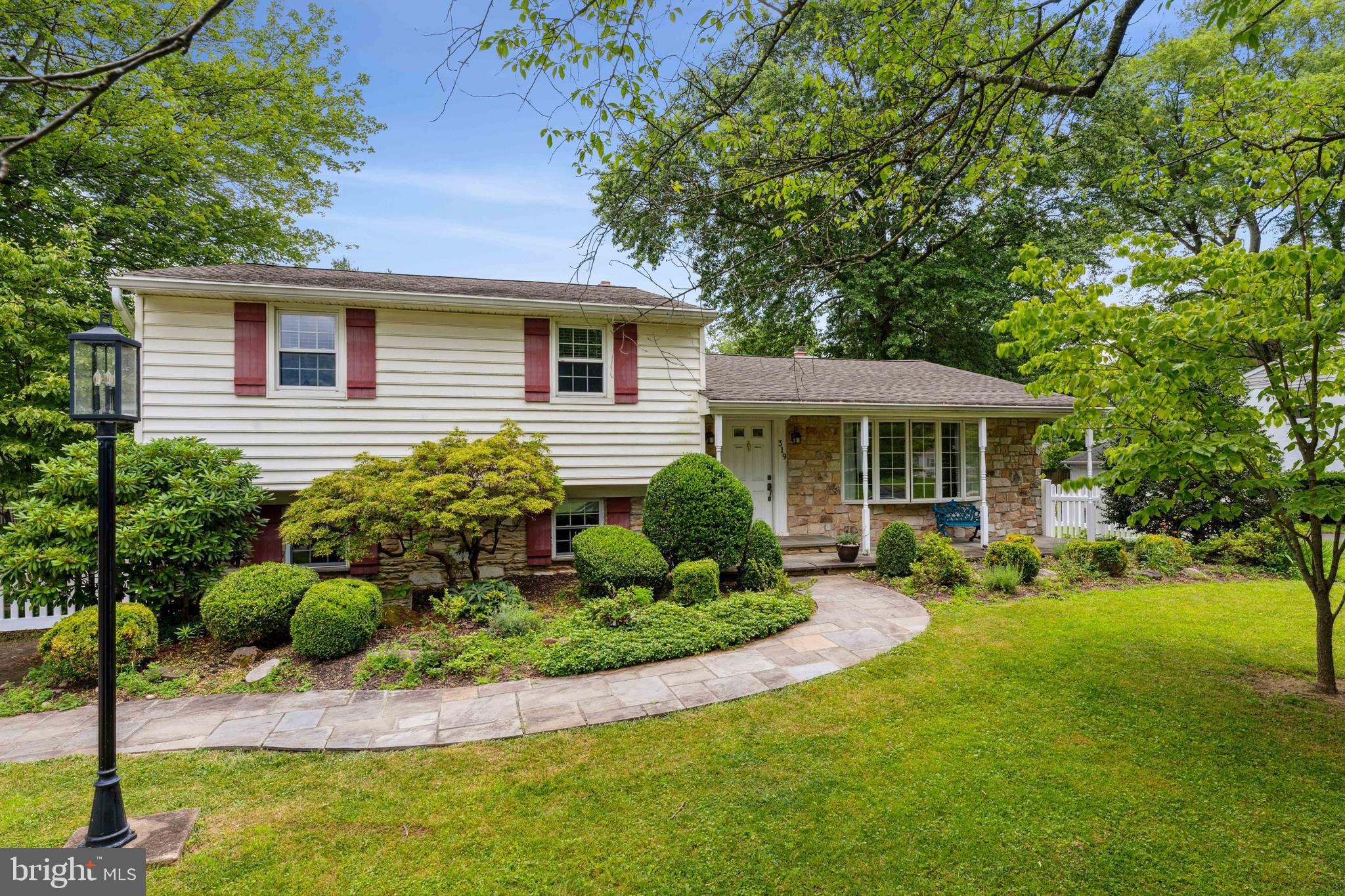 Welcome to this lovingly maintained split-level home in the heart of Churchville, where pride of ownership is evident throughout.
This spacious residence offers 3 bedrooms and 2 full bathrooms, with warm hardwood flooring that greets you upon entry into the inviting living room, highlighted by a large bay window. The kitchen, looking out into the garden, is thoughtfully equipped with a Sub-Zero refrigerator, ceramic cooktop, built-in microwave, Corian countertops, and recessed lighting.
Flowing seamlessly from the dining room is a 19 x 15 great room, perfect for entertaining. Enjoy hardwood floors, a striking stone wood-burning fireplace, two bright oversized bay windows overlooking the expansive fully fenced backyard, and direct access to the rear patio.
The lower level provides flexible living space—ideal for a 4th bedroom, in-law suite, playroom, or home office—featuring a cozy gas fireplace, expansive custom closet storage, and access to the crawl space. This level also includes a full bath with shower, a generously sized laundry room with utility sink, and atrium doors that open to a covered slate patio.
Upstairs, the full bathroom is conveniently designed with dual sinks, a tub, a linen closet, and access from both the hallway and primary bedroom. Hardwood flooring continues throughout the upper level.
Additional highlights include a large shed with electricity and workbench, a double-wide concrete driveway, and a whole-house generator for added peace of mind. Recent updates include a new upgraded well tank and water softener and acid neutralizer, RO water installation, new piping, bathroom fan, recessed lighting throughout the home, new window blinds and white vinyl picket fencing installed in April 2024.
Located in the award-winning Council Rock School District with the school bus stop just steps away, and just minutes from shopping, Northampton Township Park, and major roadways—this home truly has it all.
Come experience the comfort, space, and flexibility this exceptional property offers!