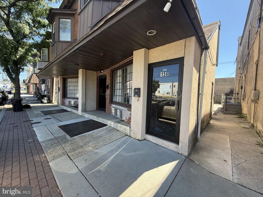 Welcome to the  heart of the Marcus Hook Boro where you will find your next home at 15 W 10 Street, unit B, available for rent! Walkability and visibility await you at this three bedroom and one bathroom apartment located on the second floor above a commercial space. You will have your own private access entering and exiting the property. This property boasts newer neutral flooring, neutral toned paint throughout, and a generously sized kitchen with granite countertops, white shaker cabinets, and a set of appliances ready for your use! The front facing bedroom is the largest and features a three window showcase for a ton of natural light to pour in. Continue to explore the back of the apartment to see the additional second and third bedroom along with the full bathroom in the hall. The bathroom has been updated and welcomes you with a tiled foor, a newer vanity, and a newer shower / tub combination. Considering adding seeing 15 W 10th Street #B in the Marcus Hook Boro to your list of properties today!