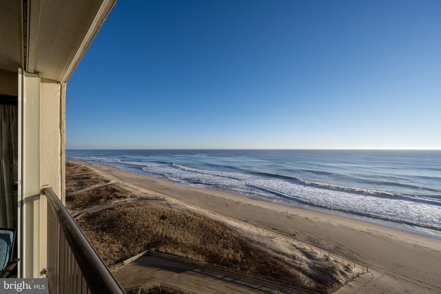 Welcome to Sandpiper Dunes, this DIRECT oceanfront 2 Bedroom 2 Bath Condo centrally located in town. Just a stones throw away from the beautiful Atlantic Ocean. Enjoy a day on the beach with your family, then cool off in the outdoor pool before you head up to your 1st floor condo. The primary bedroom and living space leads out to large private Oceanfront Balcony. Such a great open space for entertaining your family & friends! The unit is located on the first floor and features a great ocean view. Well managed Condo Association. There are 2 reserved parking spots. The condo is located near many restaurants, shopping, tennis and a large beach front area. Since it located Midtown it is easy to access the bus and head either downtown to the boardwalk or perhaps up to Northside park. Don't miss your opportunity to own your place at the beach! Fully furnished as shown