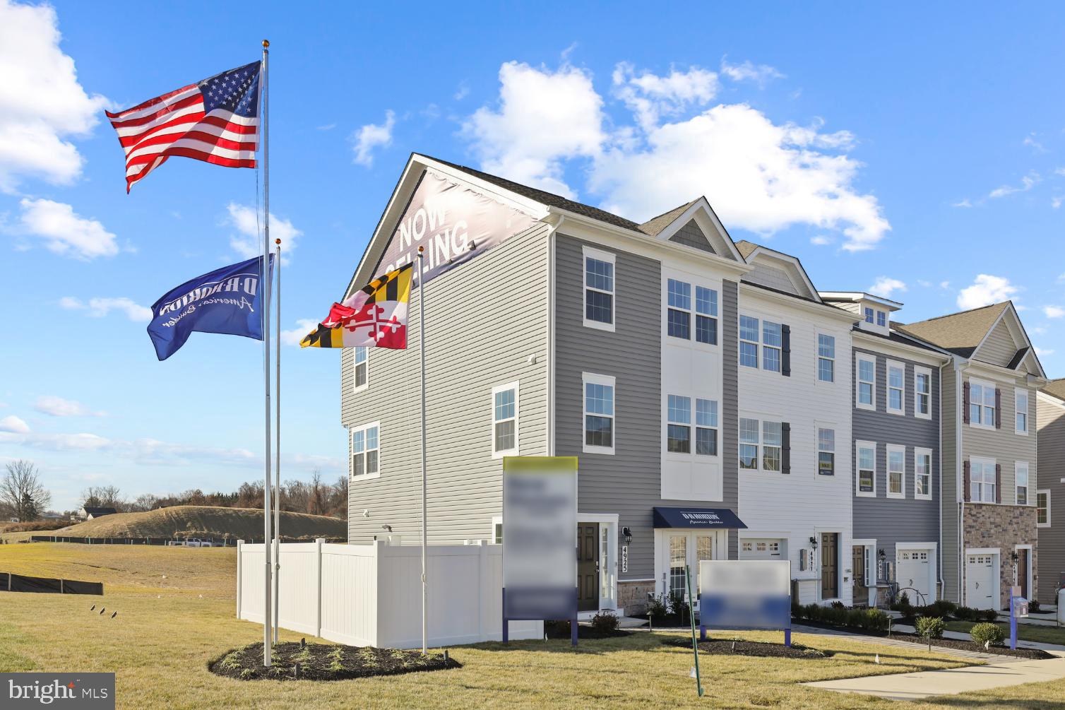 IMMEDIATE DELIVERY!!! White Marsh Phase 2 now selling! Seller Help with Closing Cost ! New Construction. If you are looking for a townhome that offers 4 bedrooms, 3.5 baths, 1 car garage with remote control, the Villages of White Marsh is for you. Your friends and family will be greeted by an open foyer and finished lower level and bath. Main level floor plan with 9’ ceilings and crown molding. The kitchen is a dream! The modern white cabinetry enhance the stainless-steel appliances, large center kitchen island, granite countertops, accessible pantry, recessed lighting. Your guest will have easy access to powder room on the main level. You can continue the party outside on your 10 by 12 rear deck. Guest will be equally impressed with the washer and dryer included on the second floor. Two generous bedrooms with a hall bath and linen closet. The separate Owner's suite features a walkin closet and spa like bath with elevated dual vanities and granite tops. The 12 by 12 ceramic floor and wall tile will top off your morning routine. The Lafayette at White Marsh makes living the good life easy.