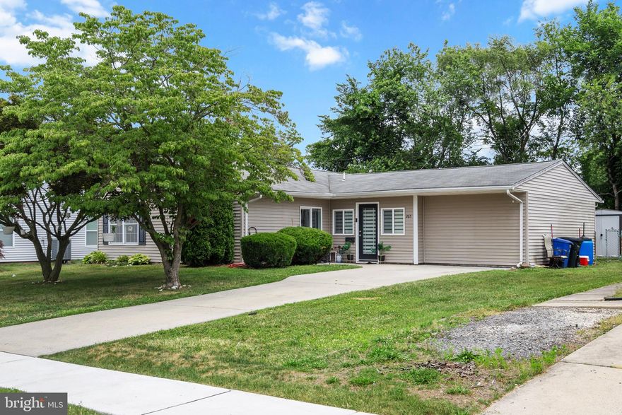 Huge price improvement ! 
1 year home warranty will be included with sale of home.
The one you've been waiting!
 This charming 3-bedroom, 2.5-bathroom home has everything you've been searching for.
Located in the award winning  Pennsbury School District!
Step inside to be greeted by the breathtaking grand living room, a true focal point of the home. With sliding door access to the rear yard featuring a pergola and shed, outdoor living is a breeze. The front boasts stunning mature landscaping, adding to the curb appeal.

Forget about oil - this home offers central A/C for your comfort. The convenience continues with a centrally located half bath, perfect for guests. The open concept kitchen and dining area make entertaining a breeze with tons of natural light that comes in throughout the day. 

 The primary bedroom has its own en suite bathroom. Two additional bedrooms offer plenty of space, along with another full bath.

Don't wait and miss out on this beautiful home just in time for the summer!
Home is sold as is.