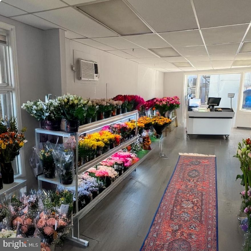 Located in the center of Downingtown, this easily visible and accessible space would be perfect for a cute flower shop or other retail types or an office or hospitality space. The Landlord would be open to consider fitting out what might be needed to accommodate a specific usage.
