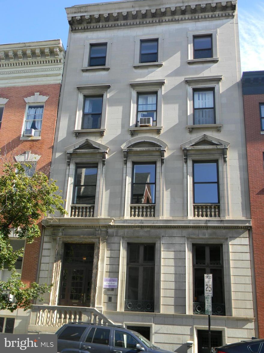 Magnificent Marburg mansion in the heart of Mt Vernon. Built in 1900, this stately mansion has incredible details, including; Tiffany railings, mahogany woodwork, marble, brass, bronze, stained glass, a must see! Operating elevator. Fabulous roof views. Great opportunity for single tenant office building. Possible condo conversion.