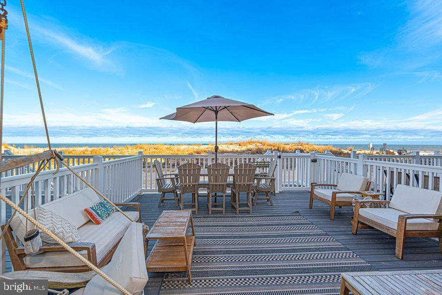 Welcome to luxury coastal living at its finest! This stunning townhome underwent a major renovation in 2019, which included the addition of interior square footage, bringing the total to 1,950 sq. ft. With the expanded living space, you'll have plenty of room to relax and entertain while enjoying panoramic ocean views. Indulge in culinary delights in your full functional gourmet kitchen, complete with a large island featuring a stowaway drawer microwave and ice maker. This thoughtfully designed space combines practicality with elegance, allowing for seamless meal preparation and entertaining. Whether you're hosting family gatherings or intimate dinners with friends, the kitchen island adds versatility and efficiency to your cooking experience. A complete overhaul of the master bedroom featuring a spacious walk-in closet and 2nd floor laundry makes this home the perfect retreat. With modern finishes and attention to detail, this home offers the perfect blend of comfort and sophistication. Enjoy breathtaking ocean views and the convenience of a garage in this meticulously updated residence. Embrace the coastal lifestyle and culinary creativity in this exquisite oceanfront townhome where you can step off your private deck right onto the sand. Another bonus to this oasis is that the community does not have a Condominium Fee! Now is the time to Invest In The Beach Lifestyle.