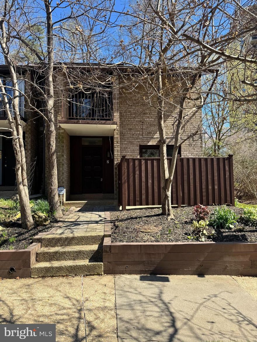 OPEN THIS SUNDAY 2:00 to 4:00.  Newly renovated 3-bedroom, 3.5-bath END-unit in the sought-after Sligo Creek Park community of Silver Spring. Privately set in a wooded enclave, this three-level beautiful home boasts nearly 2200 square feet of living space. The home features an open modern floor plan, hardwood floors and recessed lighting throughout, a stylish kitchen with stainless steel appliances, quartz countertops, ample storage, and new windows and doors throughout. The kitchen opens to a fenced patio, while the spacious living/dining area leads to a secluded backyard through double glass doors.  Floor-to-ceiling wood-burning fireplace on the main level and half bath.  The upper level features a Primary Suite with hardwood flooring, an en-suite bath, private balcony through double sliding glass doors, walk-in closet, vanity area with loads of counter space; Two bedrooms complete with large closets and natural lighting offset a beautifully customized renovated full bath.   The lower level offers a spacious Family Room/Office, and a renovated full bath. The Utility/Laundry Room includes a new washer and dryer. Low HOA fees and pet-friendly community.  Conveniently located near Silver Spring Metro (2.2 miles red line, 0.8 mile future purple line), downtown Silver Spring (2 miles), I-495, and DC. Visit this Sligo Creek Park gem, easy online scheduling. MTA title preferred.  Comp'd and listed to sell quick!