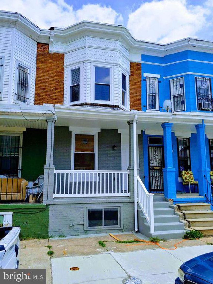 $10,000 Vacant to Value Grant available for this . Newly renovated 3 beds,4th bedroom option in lower level,3.5 baths, new furnace& central air, new kitchen with white cabinets and granite counter tops, All appliances will  be installed at a later date, Hardwood floors on all three levels, new windows, powder room on main level,master bed with master bath, guest bathroom on upper level,freshly painted, recessed lights, new vinyl siding rear exterior. Conveniently located to  Lake Montebello for jogging, bike riding and more, Clifton Park golf course, Soccer Field and Baseball Diamonds, 3 swimming pools, Rita Church recreation center, YMCA,  Supermarkets , Johns Hopkins, Morgan State and Towson University, Downtown Baltimore, Tivoly Redevelopment Project which will consist of 95-120 new construction homes.