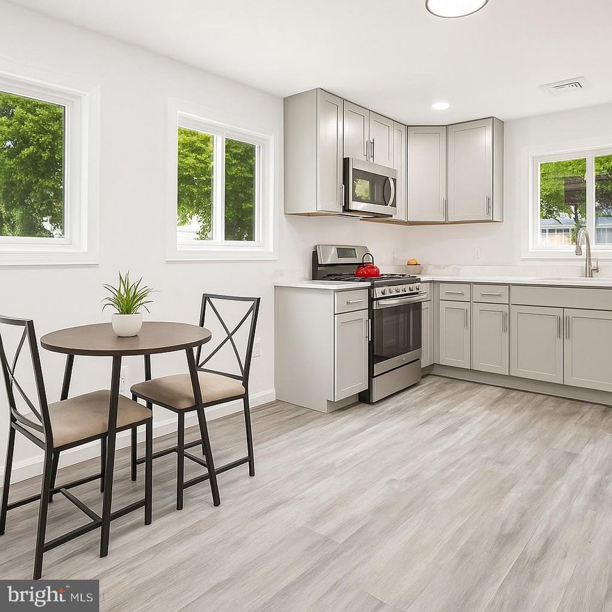 Welcome Home to Your Perfect Start in Harundale!

Tucked away on a quiet cul-de-sac behind a charming white picket fence, this fully renovated rancher offers the ideal blend of comfort, character, and modern convenience. Whether you're just starting out, right-sizing, or planting roots for your family, this move-in-ready home checks all the boxes.

Step inside to discover a light-filled, open-concept layout designed for easy everyday living. The spacious eat-in kitchen—larger than most in the neighborhood—features sleek finishes and high-end appliances, perfect for both cooking and gathering. The connected living and dining areas create a warm and inviting space to relax or entertain.

With three generously sized bedrooms and two beautifully updated bathrooms, there’s room for everyone to spread out and feel at home. The cozy sun porch overlooks a large, fenced backyard—ideal for morning coffee, weekend barbecues, playtime, or gardening.

Recent upgrades include:

Brand-New Roof & Siding – Fresh, durable materials for long-term peace of mind

Updated HVAC System – Efficient central heating and cooling for year-round comfort

Modern Kitchen – Renovated with contemporary finishes and high-quality appliances

Two Updated Bathrooms – Modern, stylish updates throughout

New Flooring – Updated across every room in the home

Contemporary Lighting – Bright, energy-saving fixtures in every space

Renovated Carport – Added function and curb appeal

New Windows & Water Heater – Extra value and energy efficiency

Fully Fenced Backyard – A private oasis ready for fun, pets, or peaceful afternoons

Brand-New Washer & Dryer – Turnkey convenience included

Located near shops, parks, schools, and major commuter routes, this home combines a friendly neighborhood feel with easy access to Baltimore, Washington, DC, and Annapolis.

✨ This isn’t just a house—it’s your next chapter. Come see why this one feels like home.