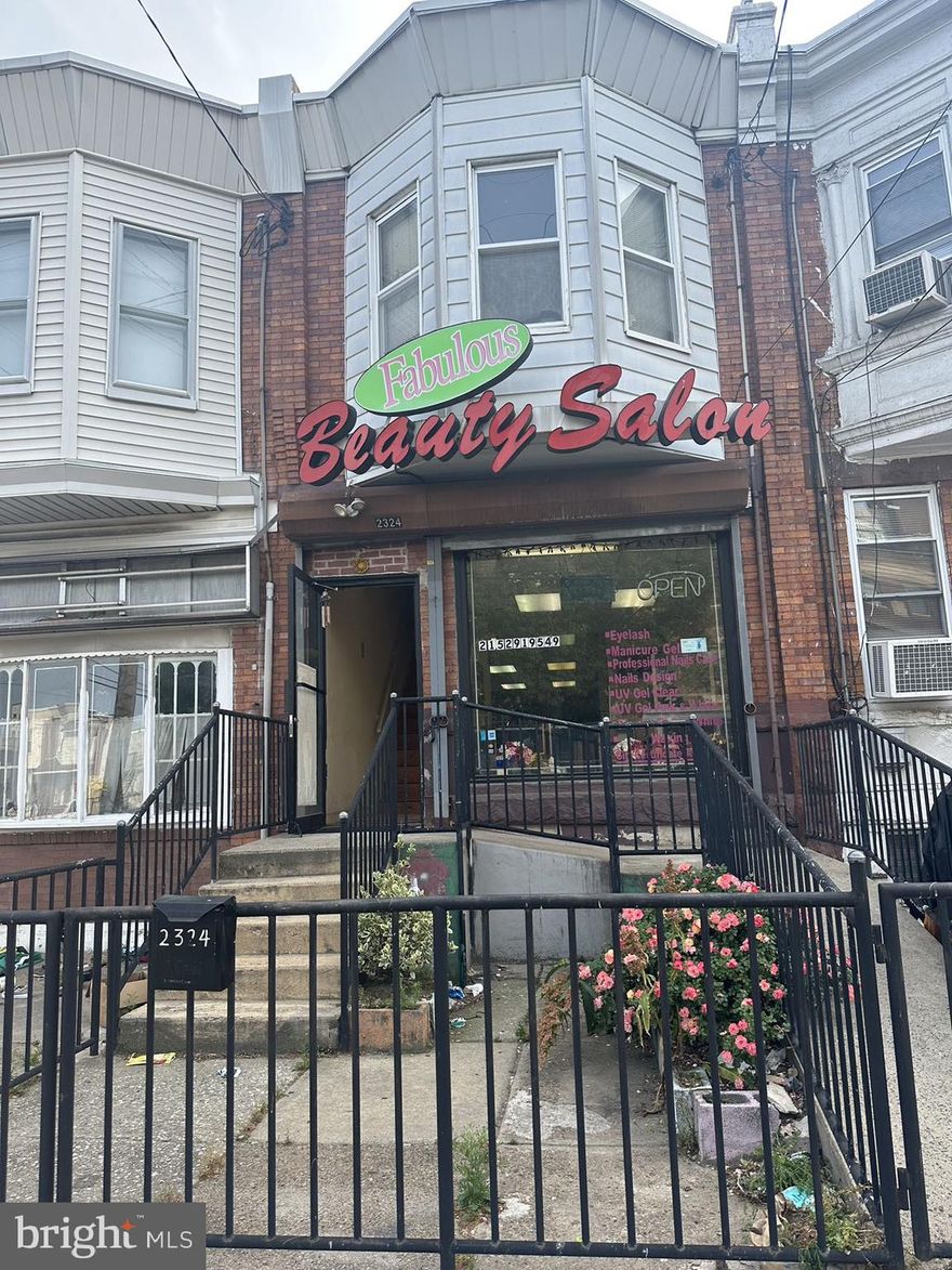 This property is a great property for your business. Currently, the first floor is set up as a Nail Salon, and second floor set up as a hair/barber salon. This property has limitless potential with some changes; it could be used as an office space, medical office, beauty salon, or converted into residential etc. The sellers are motivated. Schedule a showing today and make an offer!
The sale includes business, all equipment and inventory.