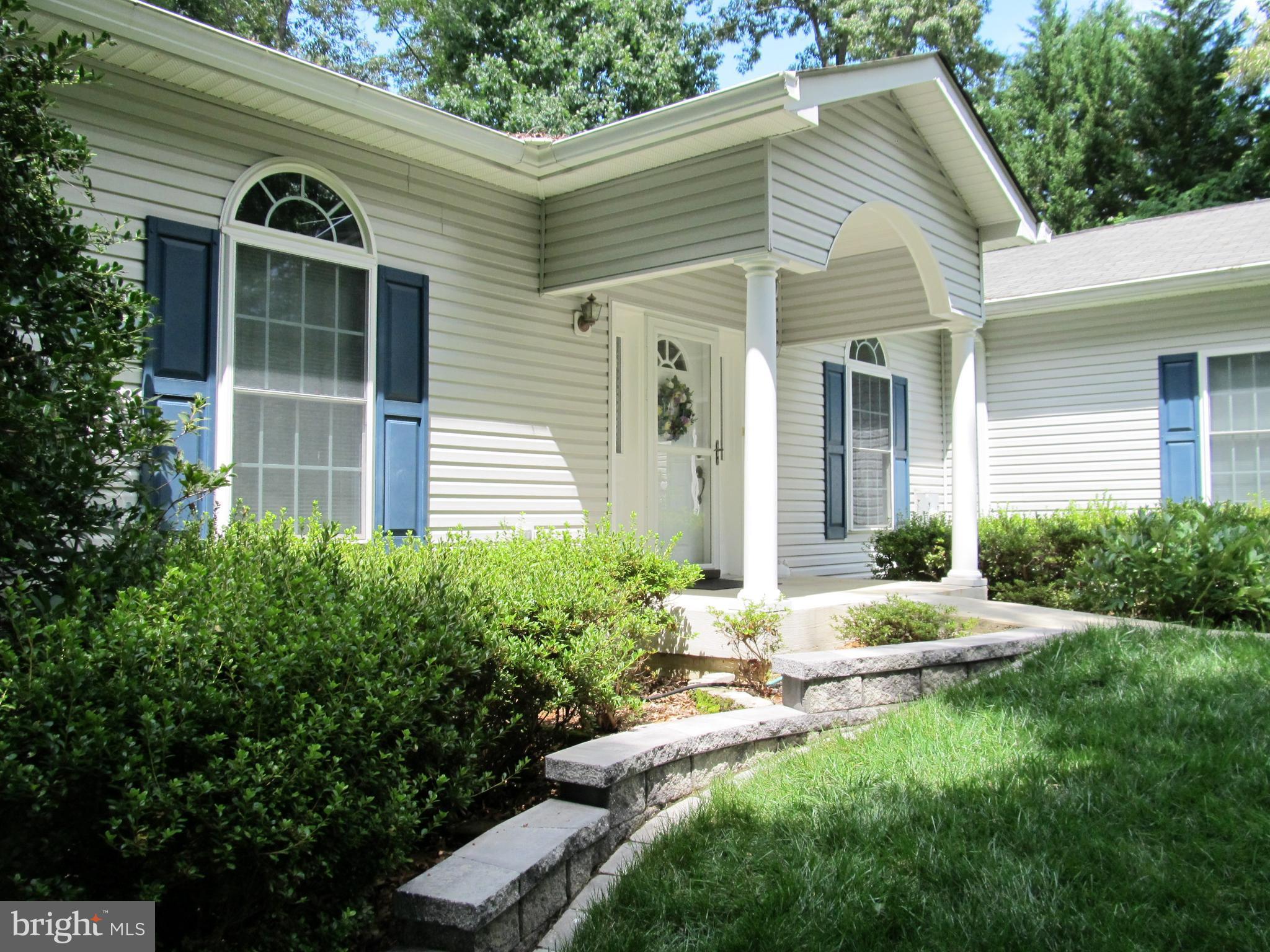 Spacious ramble on over 3 acres. Quiet setting. Open floor plan with Great room, formal dining room and eat in kitchen with granite counter tops. Enjoy views of the private, wooded lot from the breakfast room or great room. Large deck to enjoy summer evenings. Large bedrooms with Jack & Jill bath & walk in closets all on main level. Master bedroom boasts large en suite. Located close to JBA.