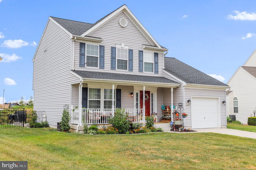 Gorgeous 3 bedroom 2 full and 2 half bath colonial in established neighborhood.  Enjoy your hot summer days relaxing by the in-ground pool or hang out in the finished basement with a finished family rm and large game room with bar and half bath.  The main level has a large open kitchen leading into the family room.  Formal living room.  Upstairs has  a large primary bedroom with vaulted ceilings, walk-in closet and a primary bath with double sinks and double showers.  The back yard is completely fenced in. full front porch and a 1 car heated garage.  This home is ready to move into.