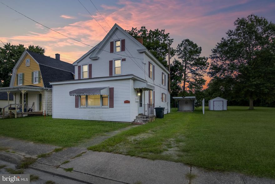 Discover the possibilities with this two-story, 3-bedroom, 1.5-bathroom home ideally situated near the park, shopping, dining, a nature trail, and the Federalsburg marina boat ramp. The home features a traditional floor plan including a half bath on the first floor and three bedrooms and a full bath upstairs. A driveway and car port provide off street parking and a shed is included for extra storage. Take advantage of this exciting opportunity to breathe new life into this home and make it a reflection of your unique style and vision. Own this home with a monthly mortgage payment that is less than current monthly rent payments. Schedule your private tour today!
